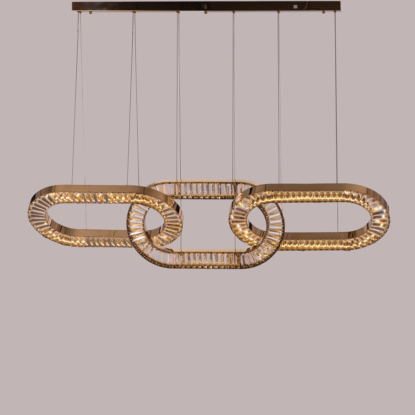 Welcome to Beverly Hills Grand (Large, Gold, 3 Color Dimmable LED With Remote Control) Crystal Chandelier