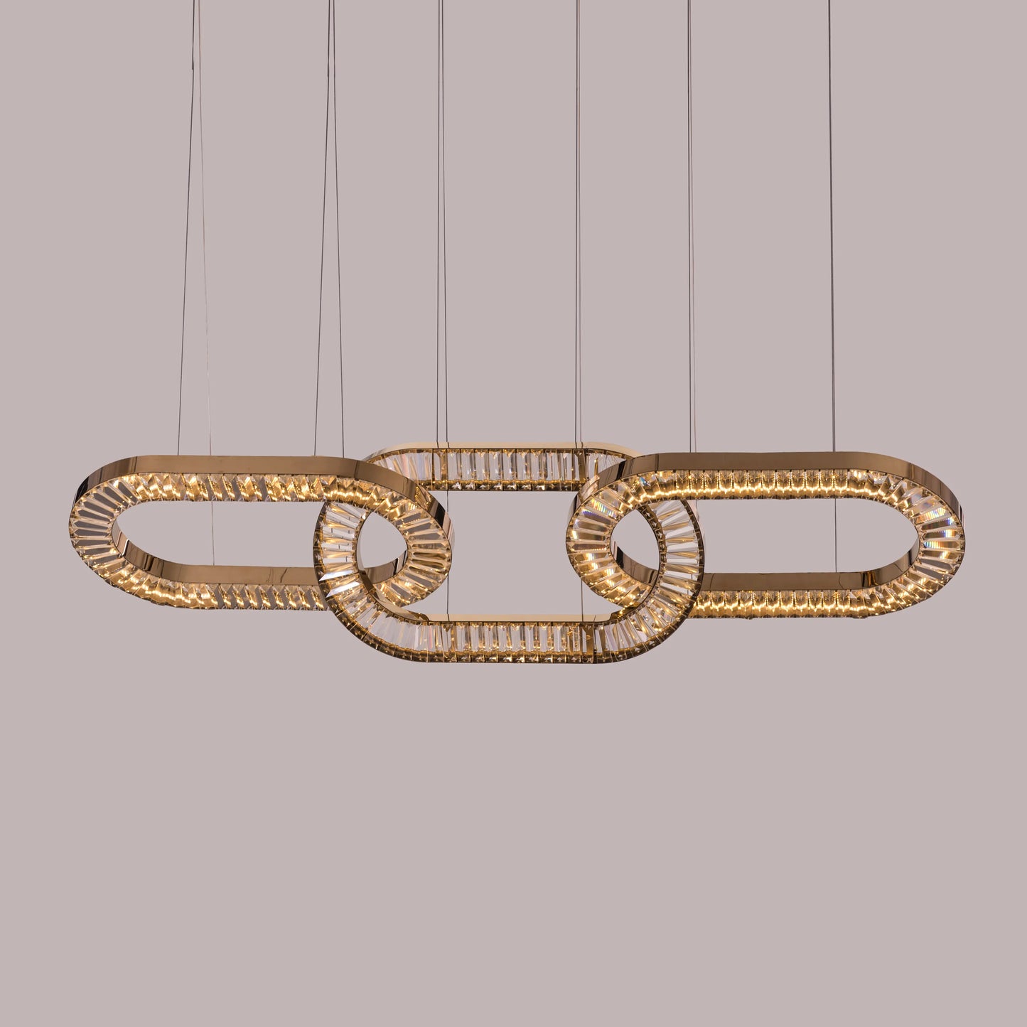 Welcome to Beverly Hills Grand (Large, Gold, 3 Color Dimmable LED With Remote Control) Crystal Chandelier