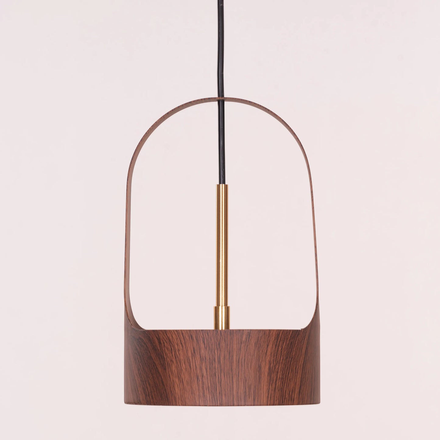 A modern pendant light named 'Smart Move,' featuring a sleek wooden frame with a built-in LED light. The minimalist design highlights the natural grain of the wood, offering a clean and contemporary look. The integrated LED provides efficient, bright illumination while the wooden element adds warmth and sophistication to any space.