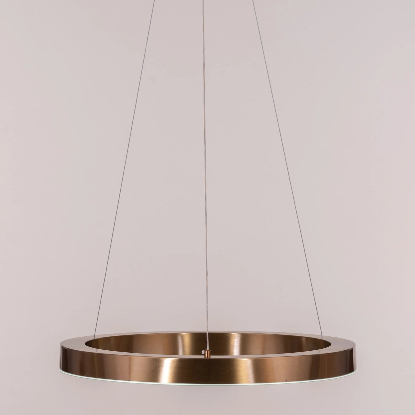 You Do You gold chandelier illuminating a personalized living space with adjustable LED lighting