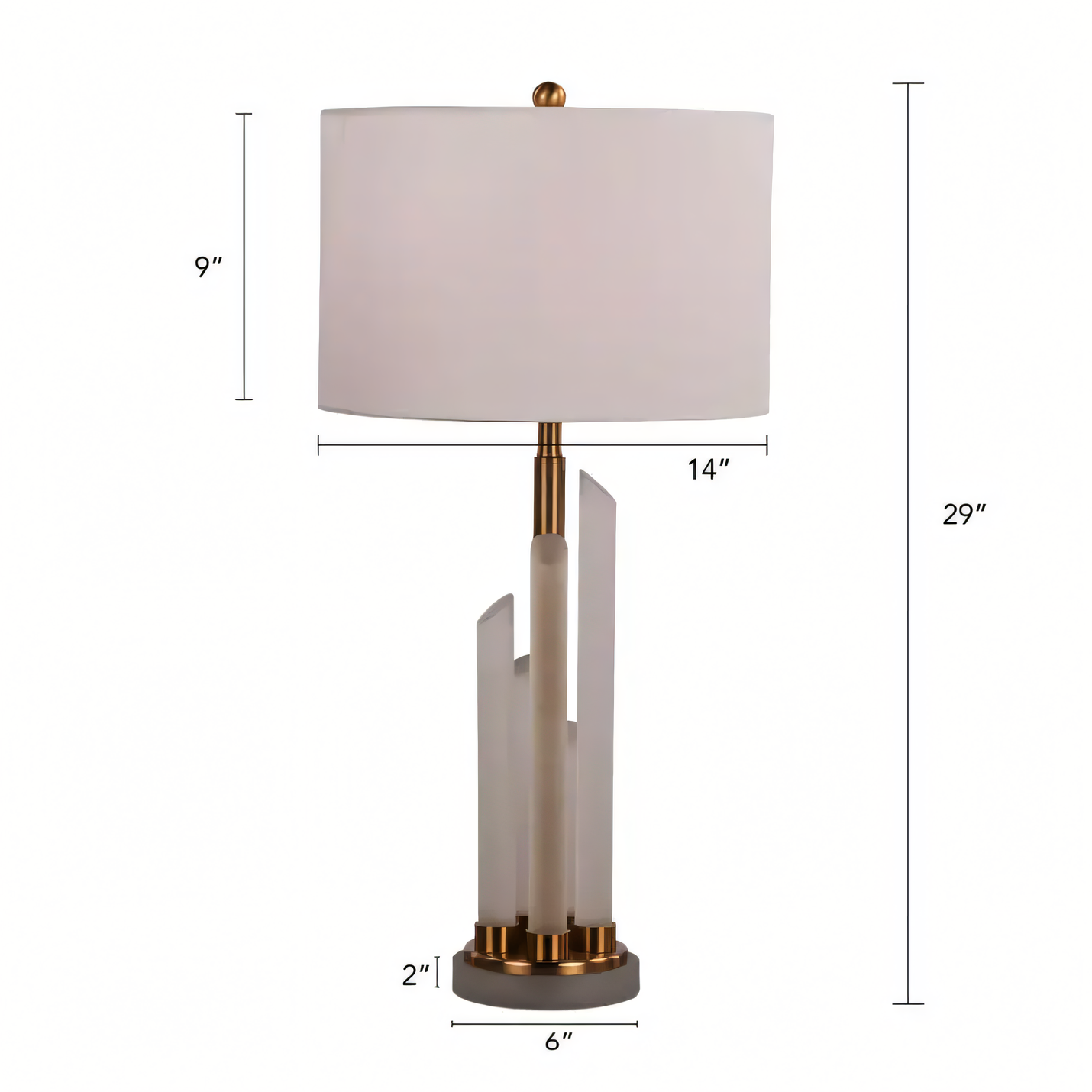 Shine Bright (Gold) Table Lamp: Elevating the Aesthetic of Any Space