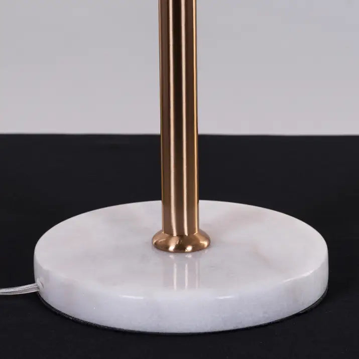 Read To Me (Gold, White) Marble Table Lamp: Versatile Elegance for Any Interior