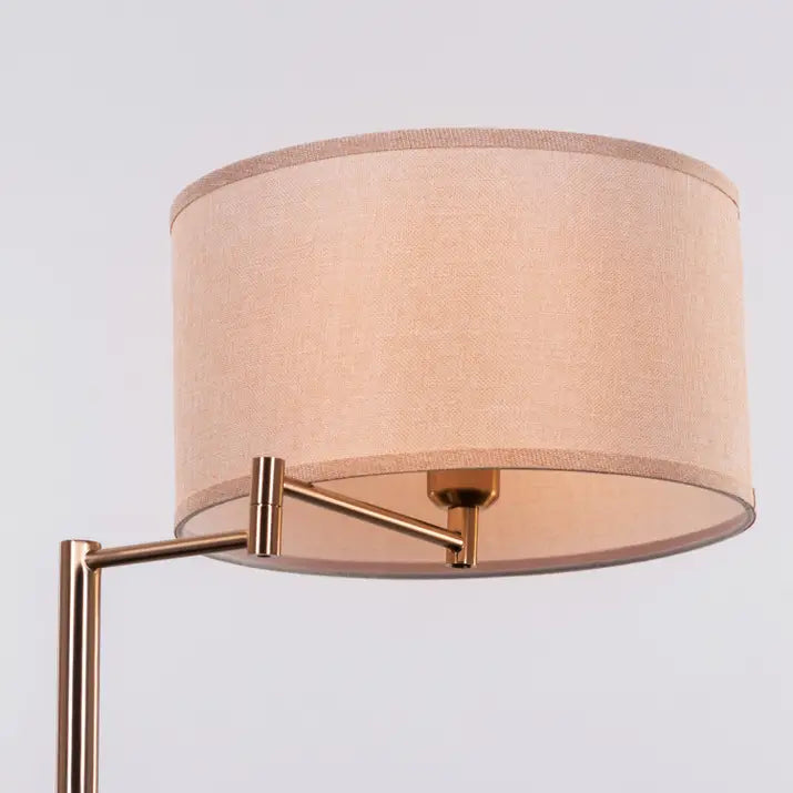 Read To Me (Gold, White) Marble Table Lamp: Timeless Sophistication, Modern Sensibility