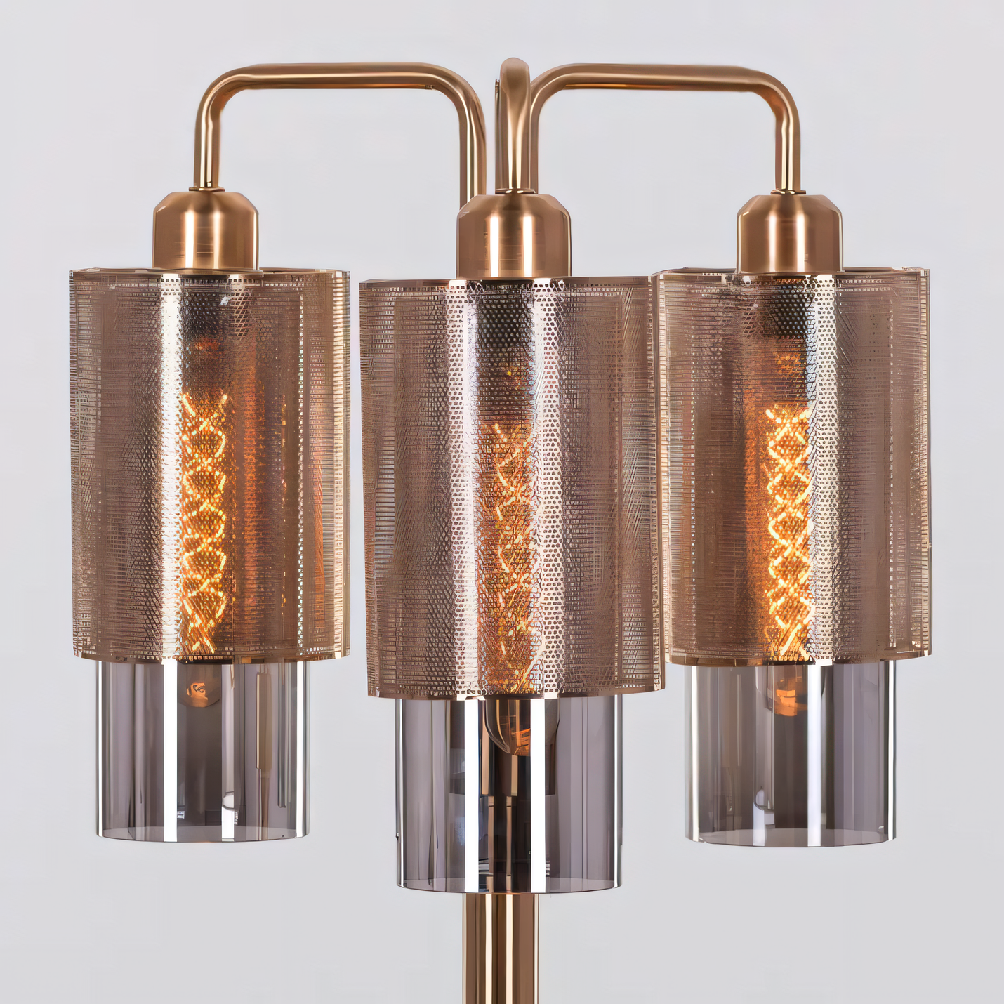 Versatile placement options for the Attention Seeker (Gold) Table Lamp