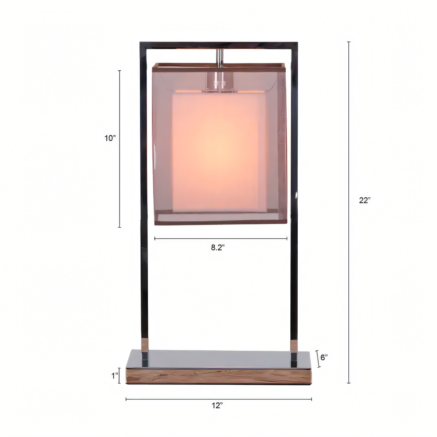 Seamless integration of the Silent Treatment Chrome Lamp into any setting