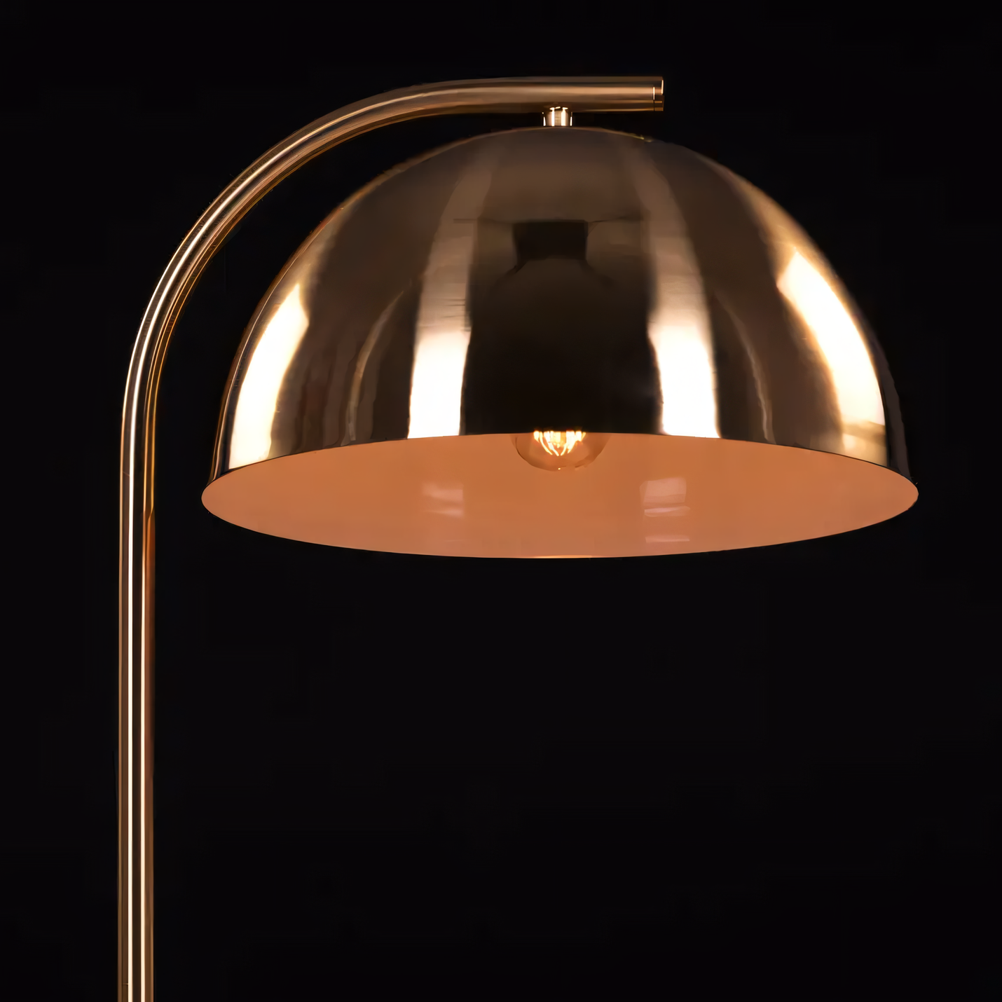 Compact and streamlined form of the Arrive In Style Black Marble Lamp