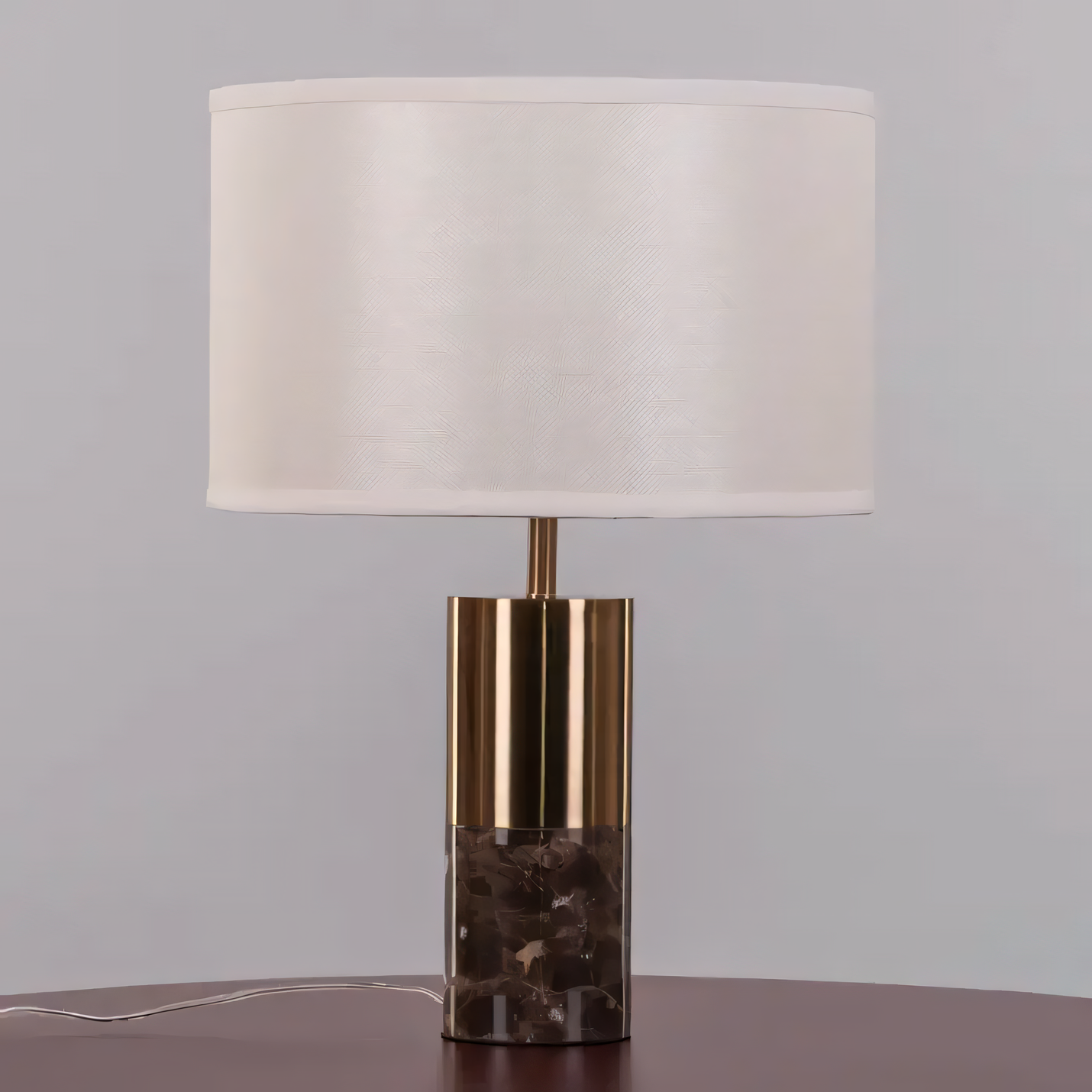 Sophisticated coffee-colored lamp for study