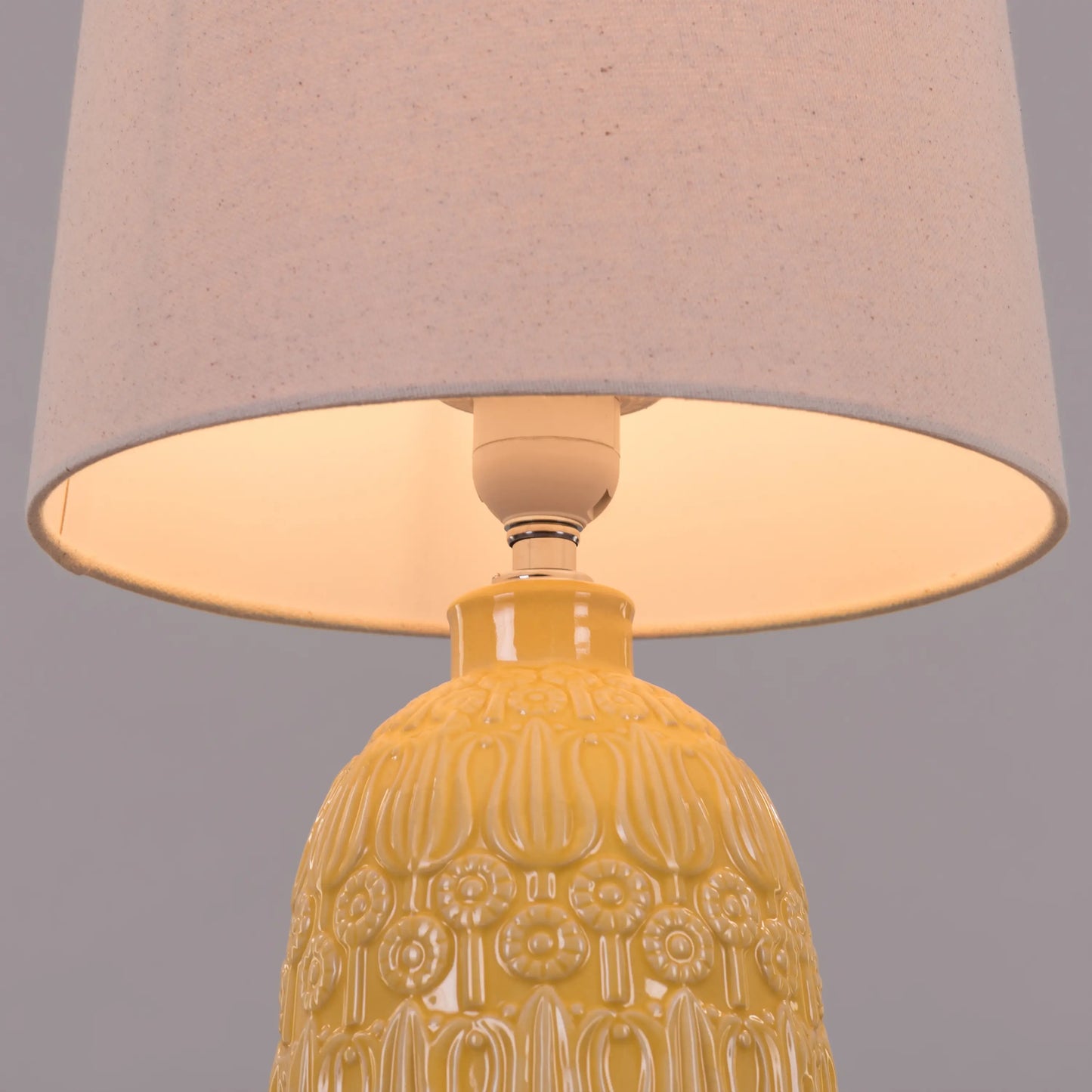 Radiant Yellow Lamp Design