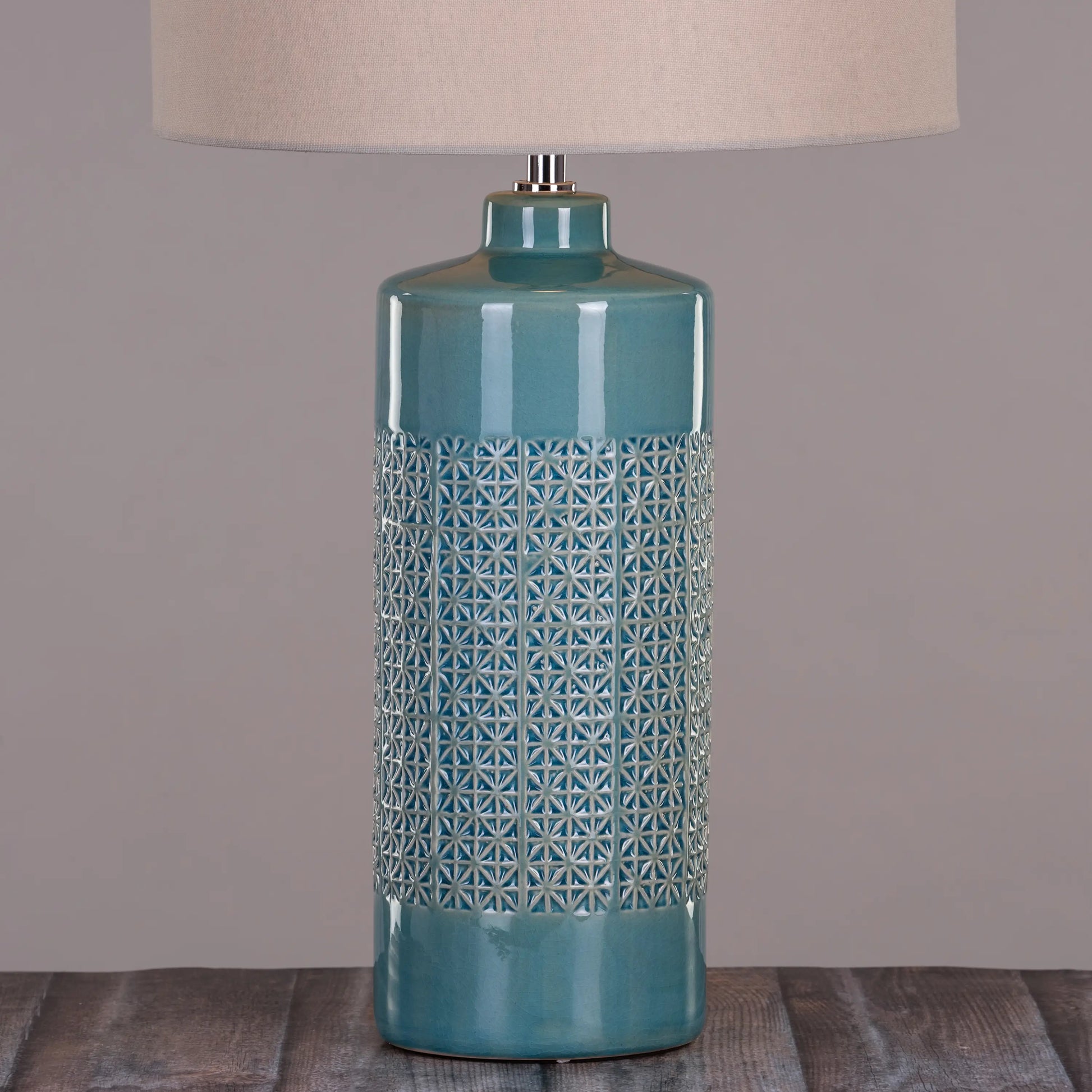 Mermaid's Realm Ceramic Lamp