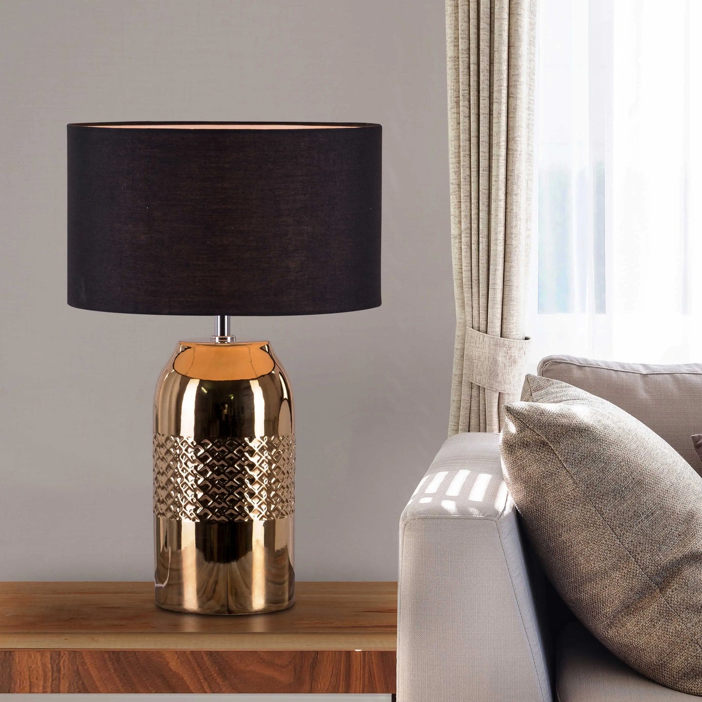 Golden Kingdom Ceramic Table Lamp