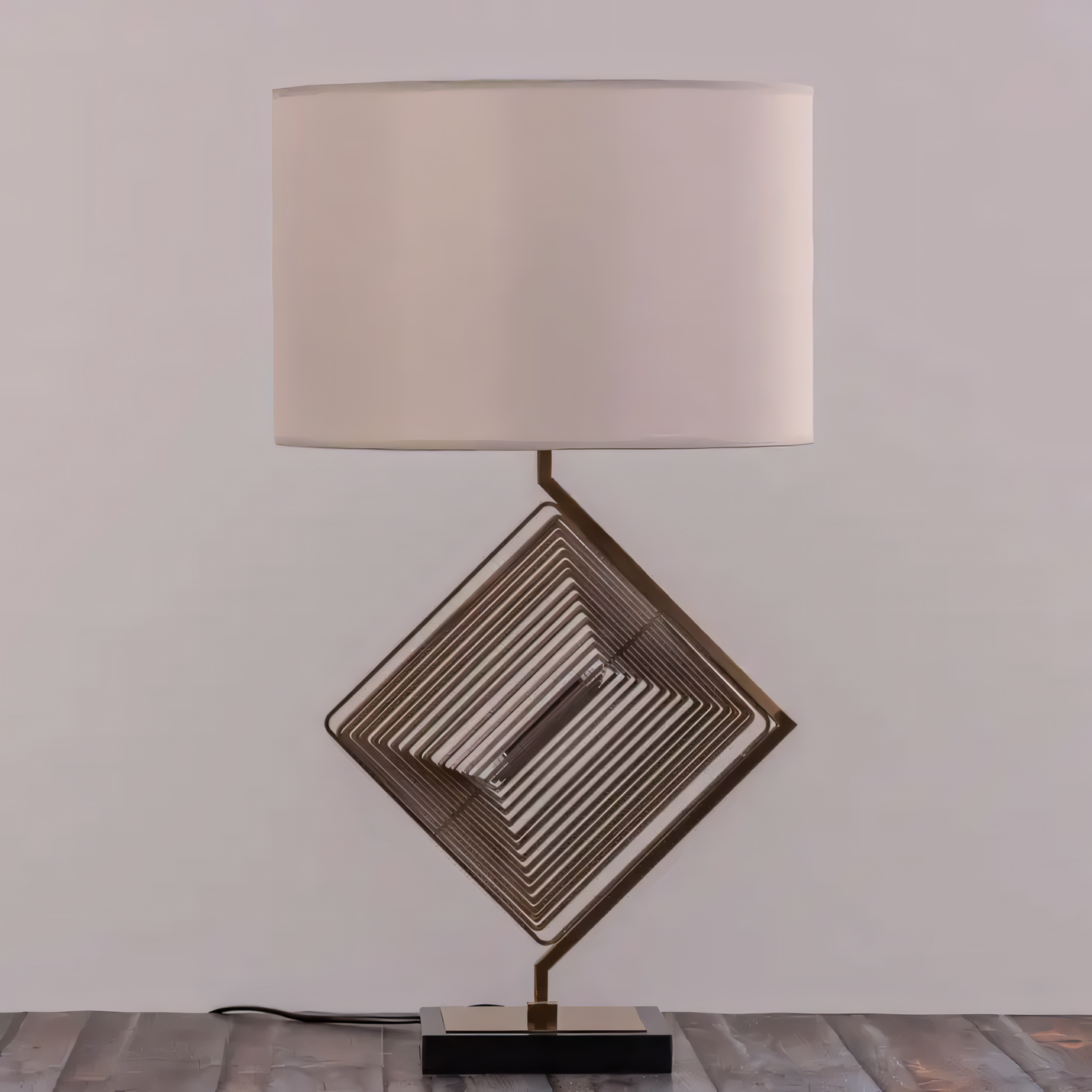 Streamlined design of the Stepping Stone Marble Table Lamp