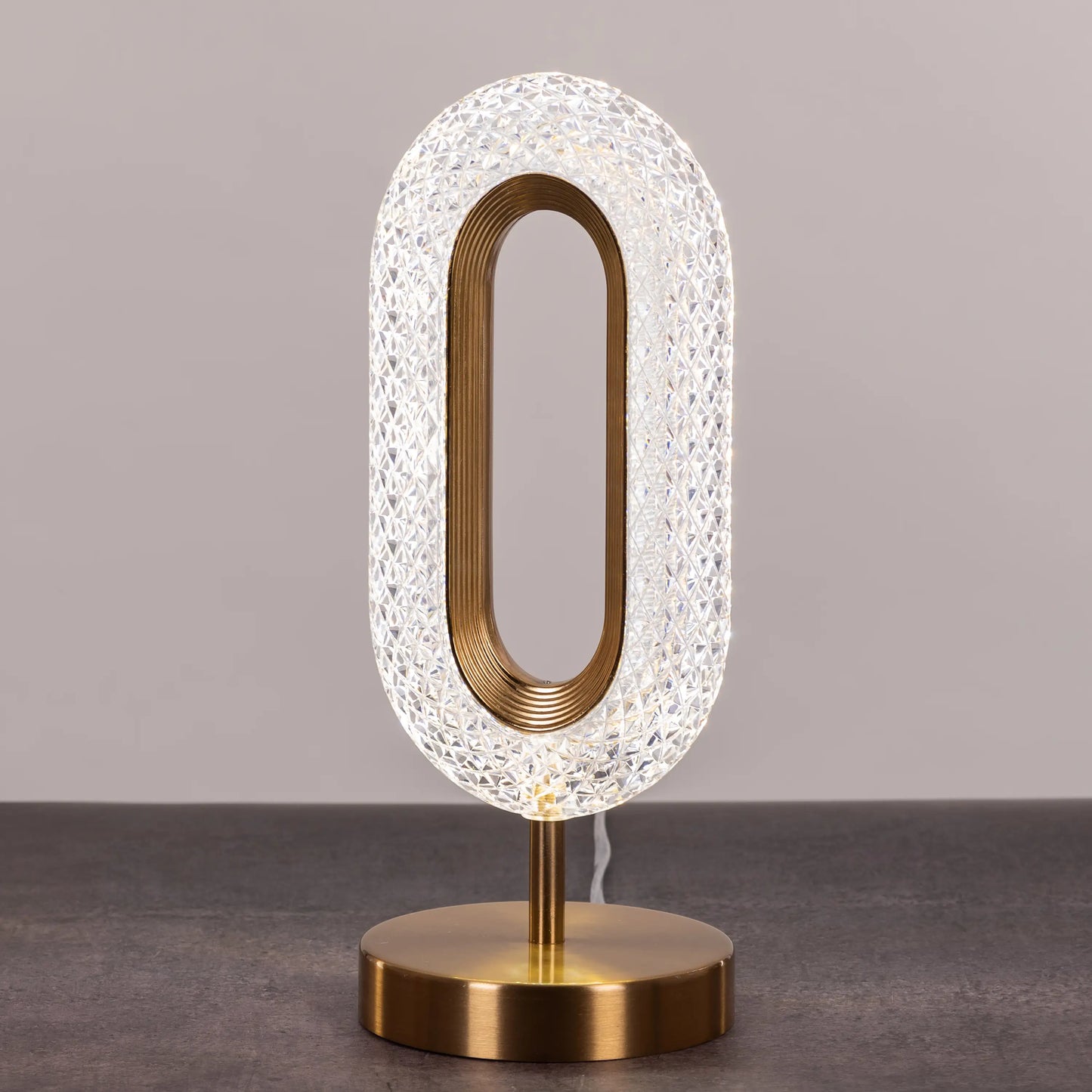 Glowed Up Table Lamp for Living Room, Bedroom, or Office