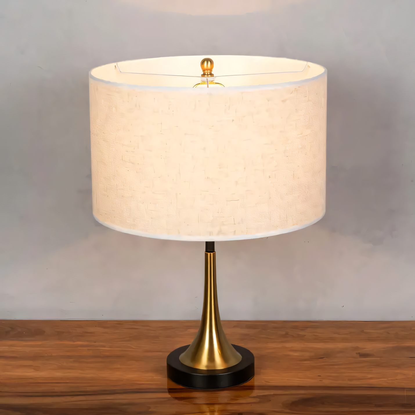 Golden kingdom embodied in a stunning marble lamp