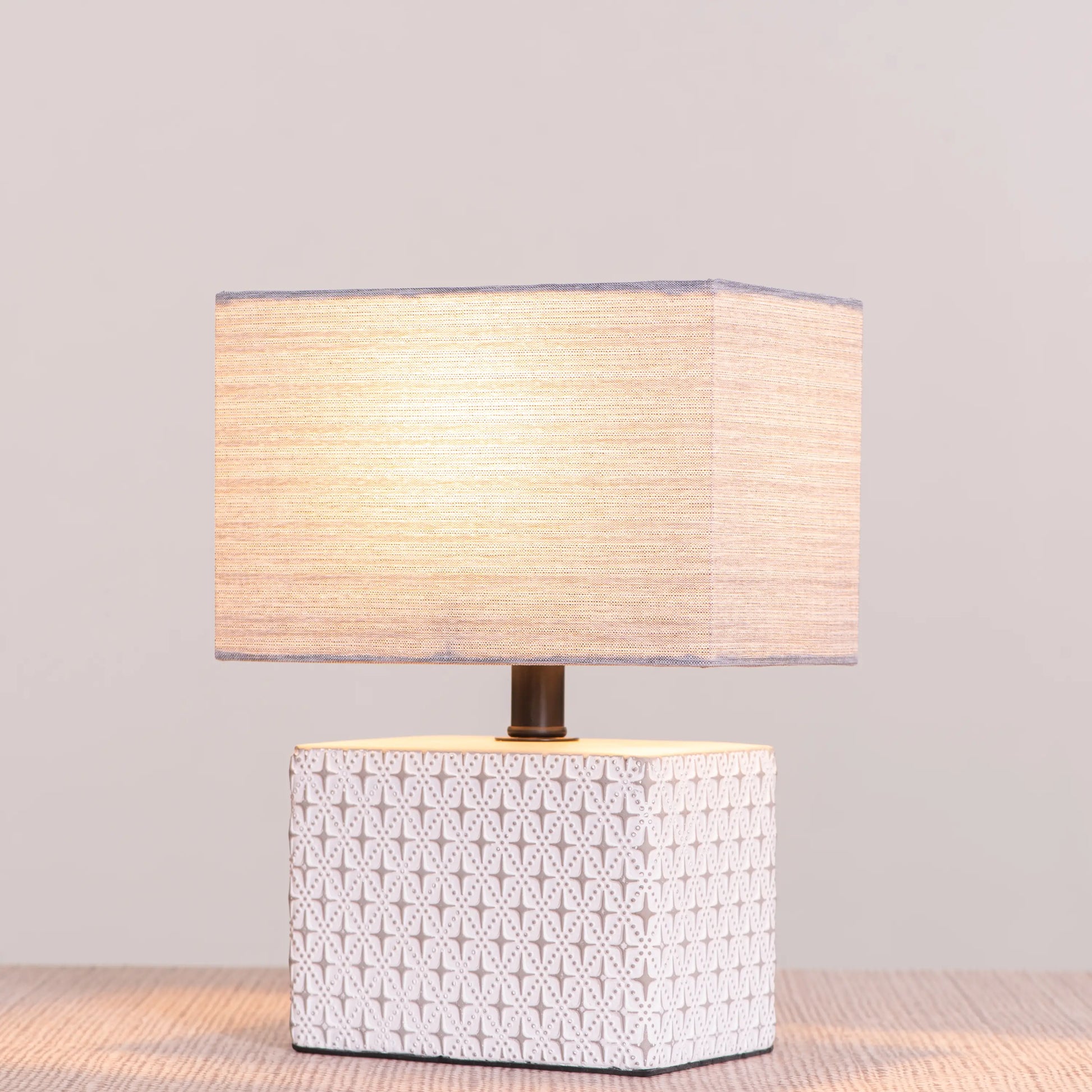 Snow World Ceramic Table Lamp