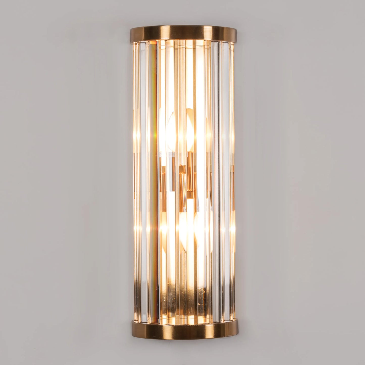 Ritzy Glass Tube Wall Light