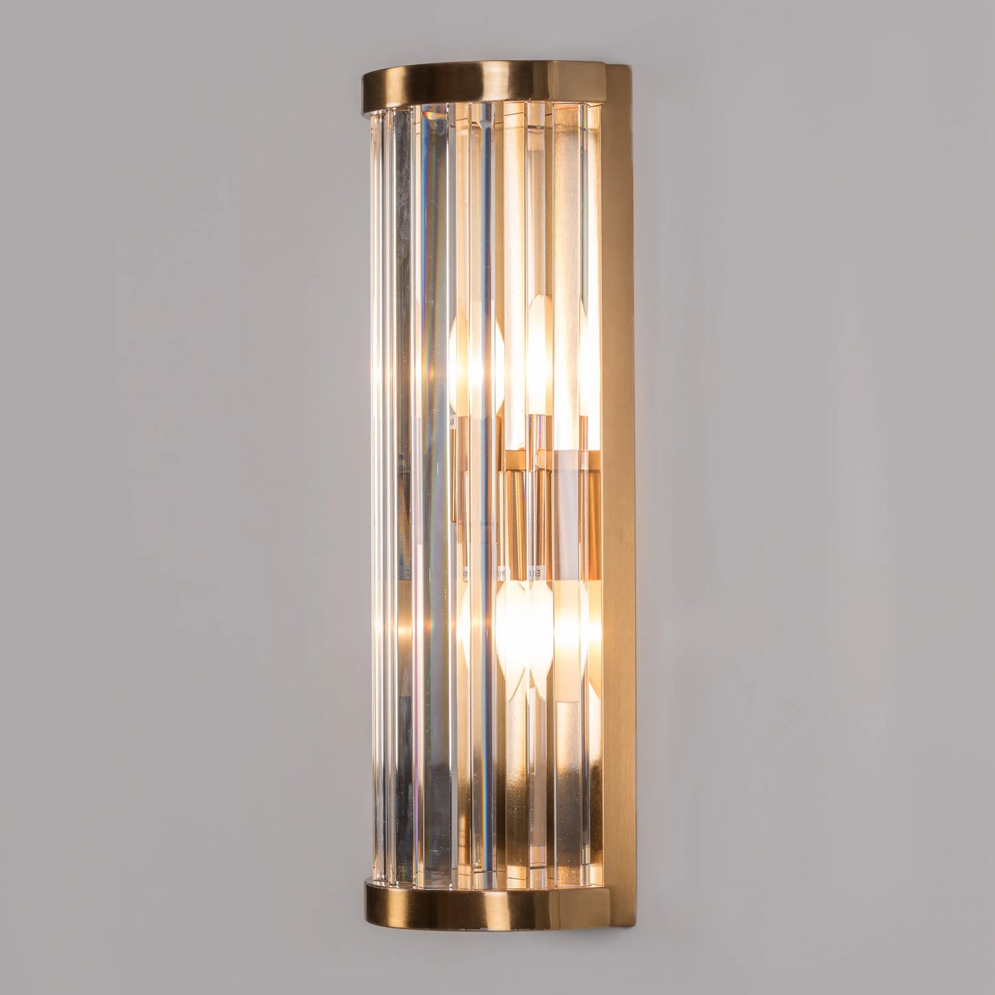 Ritzy Glass Tube Wall Light