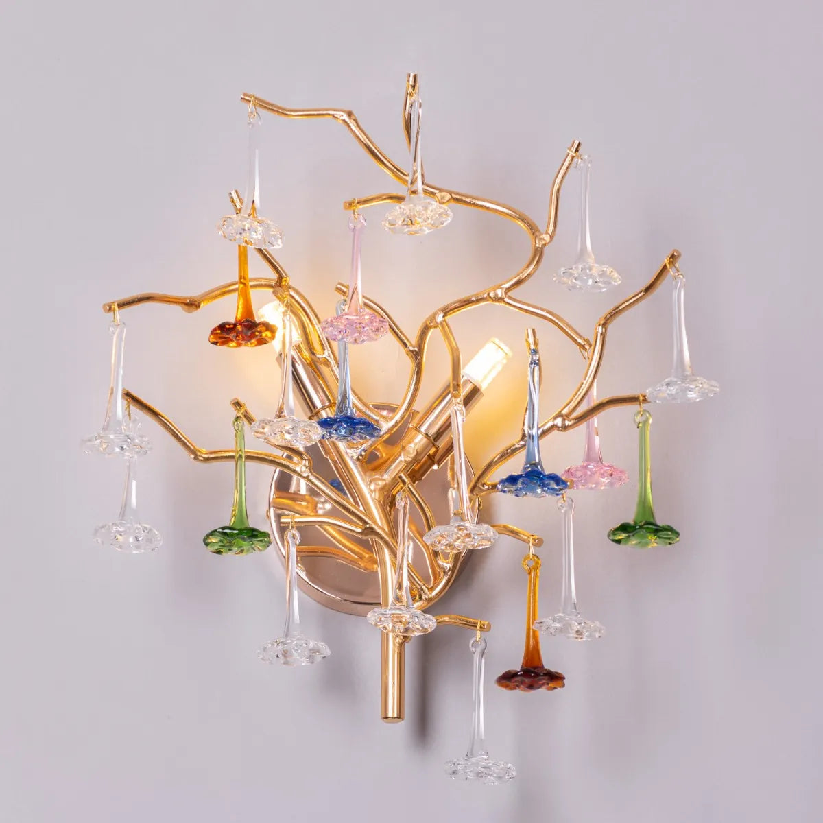 You Said Eternity Crystal Wall Light - Luxurious contemporary wall sconce featuring cascading crystal elements and elegant design, creating dramatic light reflections for sophisticated interiors