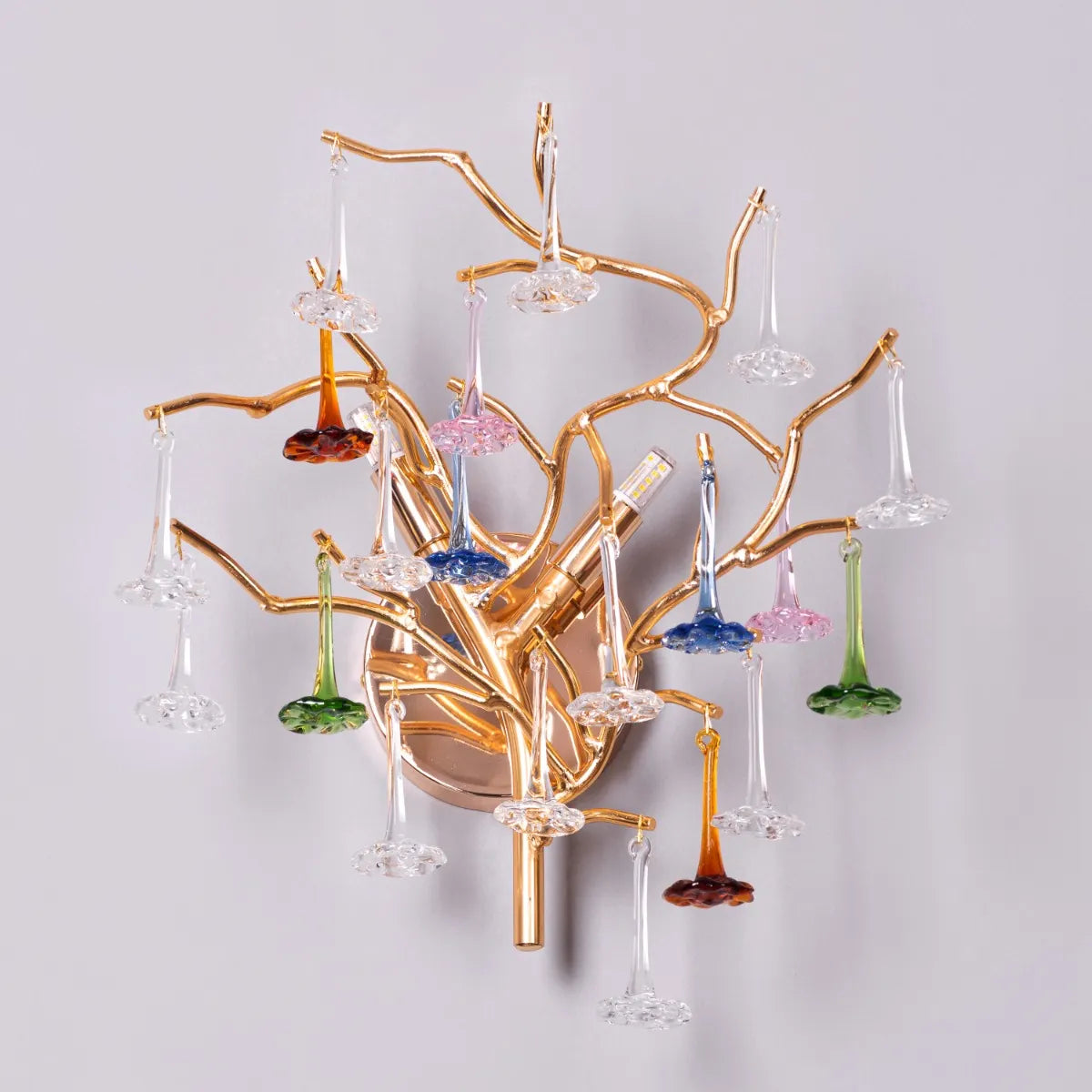 You Said Eternity Crystal Wall Light - Luxurious contemporary wall sconce featuring cascading crystal elements and elegant design, creating dramatic light reflections for sophisticated interiors