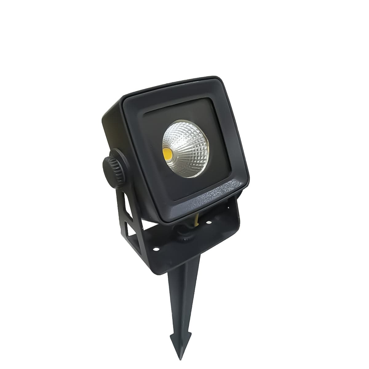 Eco-friendly LED bollard light with angular design