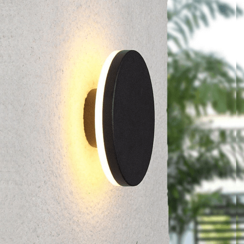 Contemporary wall fixture, sun's corona radiance, celestial embrace.