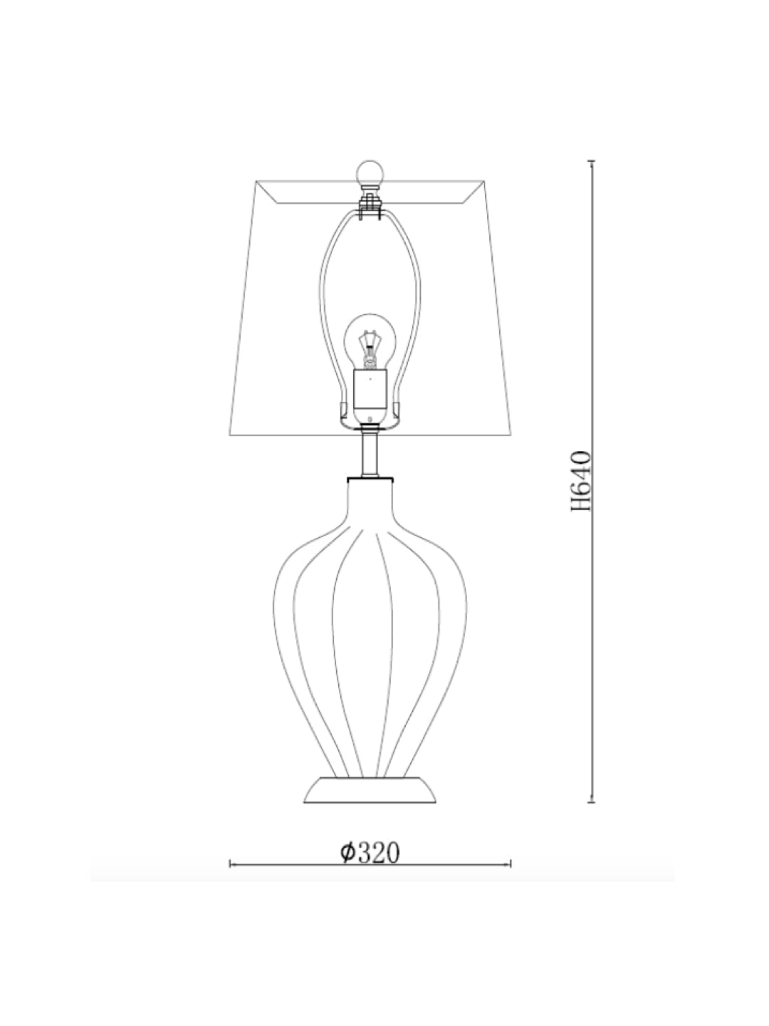 Adjustable height table lamp for versatile lighting