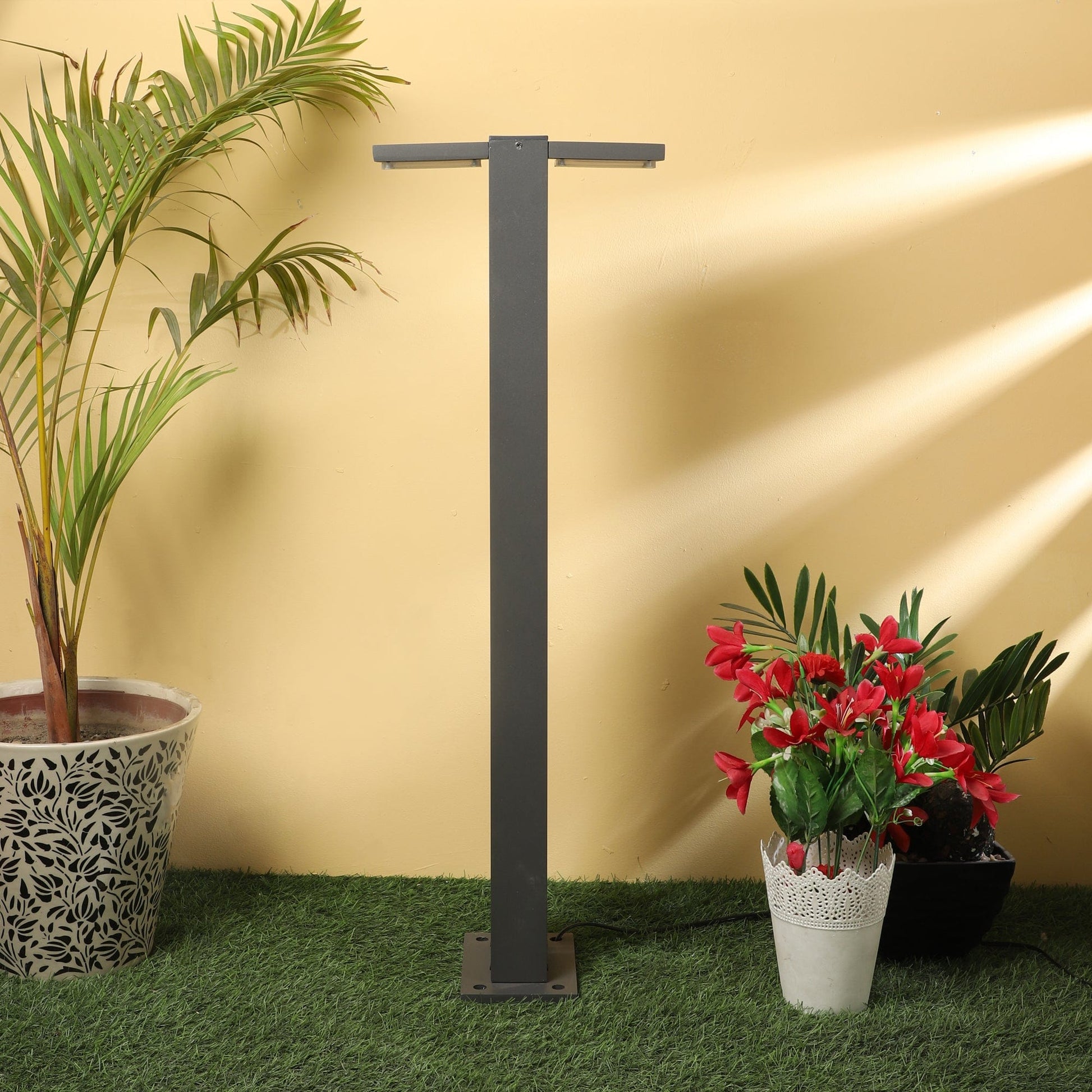 Sustainable T-shaped bollard lights for eco-conscious gardens