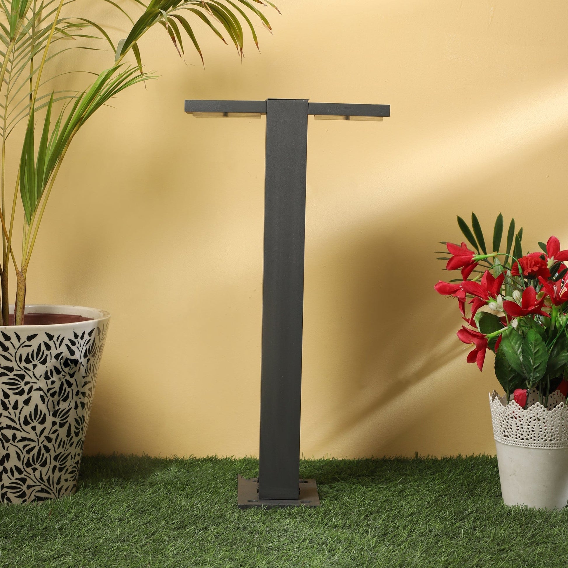 Sustainable T-shaped bollard lights for eco-conscious gardens