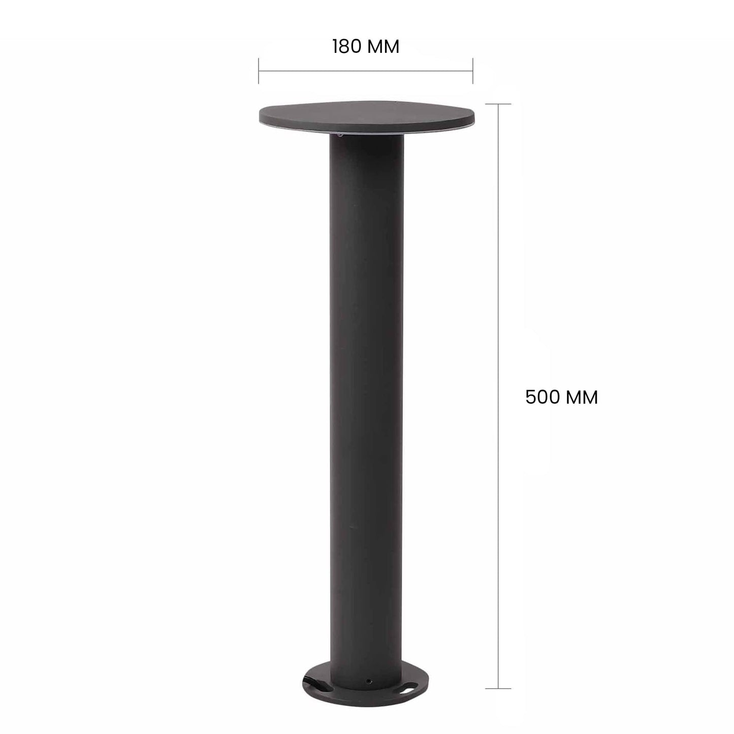 Sustainable circular bollard lights for eco-conscious gardens