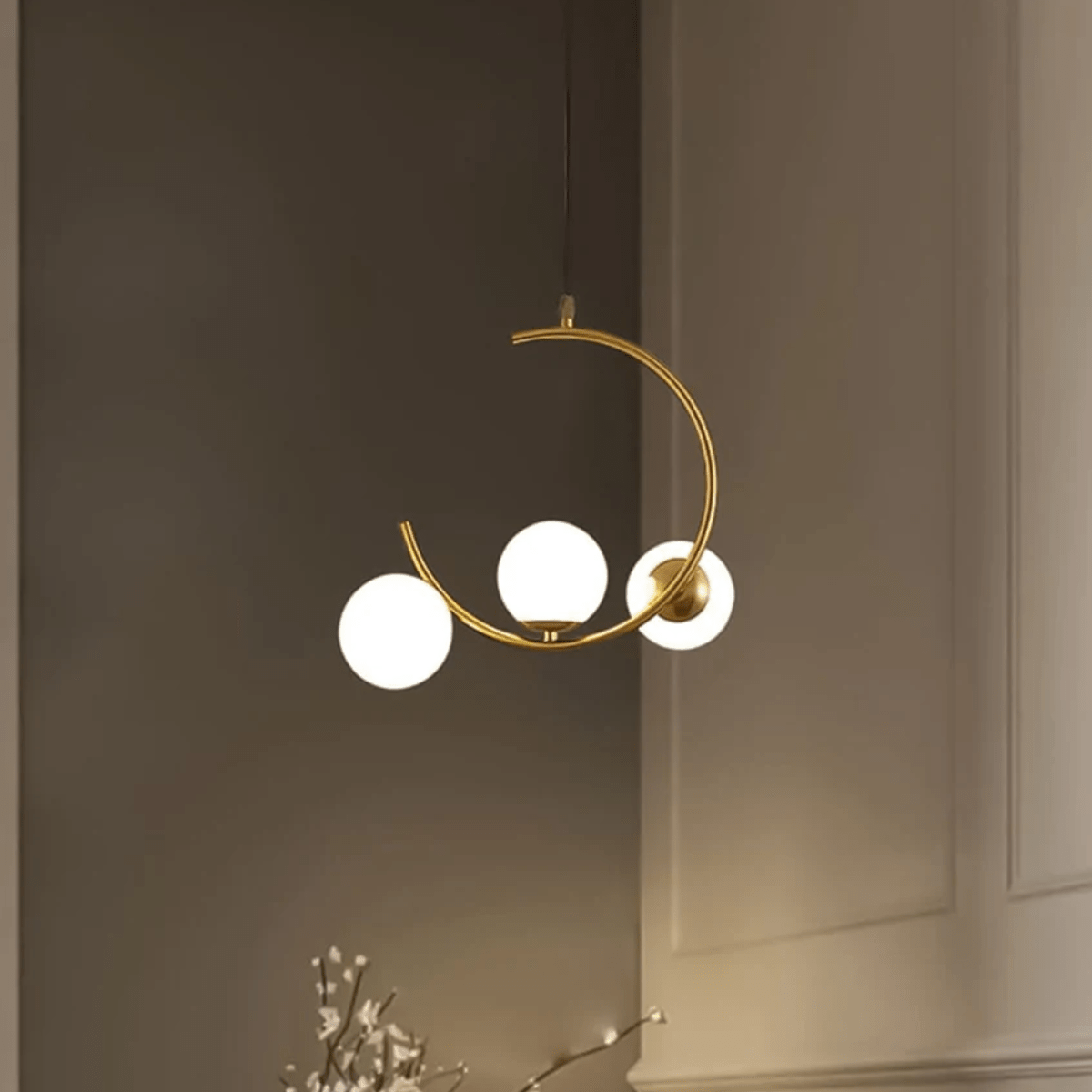 Mysterious Forest Chandelier: Captivating display of natural elegance.