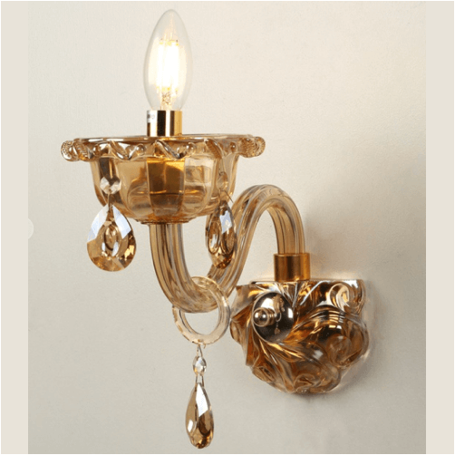 Warm Candlelight Refracted, Exquisite Wall Sconce